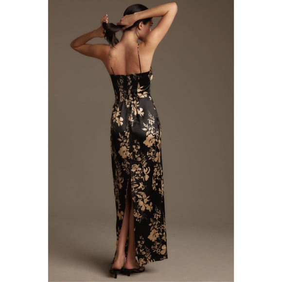 Reformation Frankie Silk Dress Gisele 0 - Picture 4 of 16